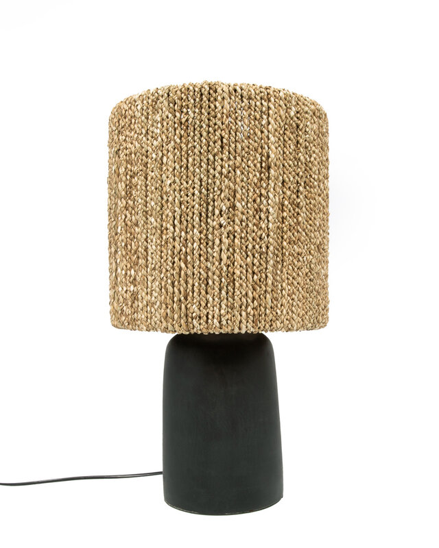 Bazar Bizar Tafellamp Zonder Kap - Zwart - L16 x H34 cm