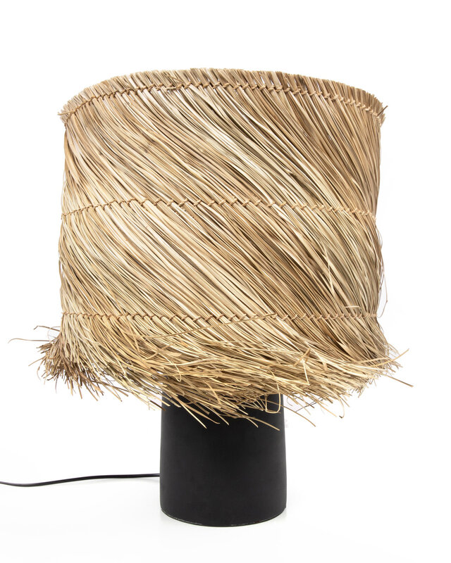 Bazar Bizar Tafellamp Zonder Kap - Zwart - L16 x H34 cm