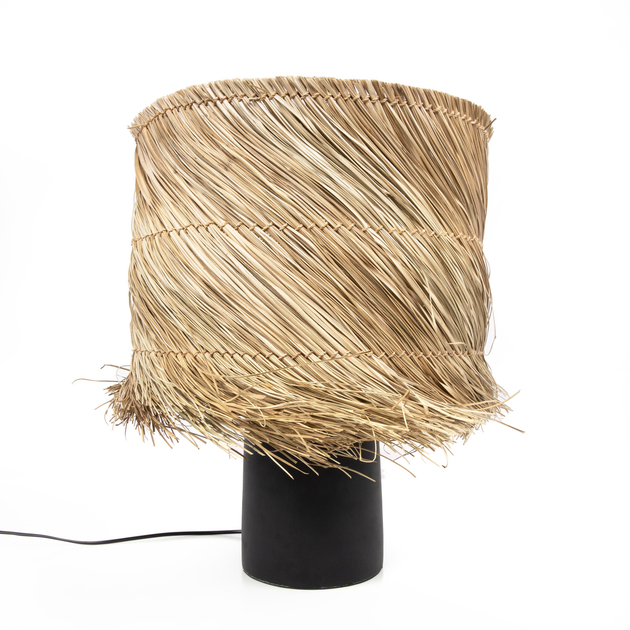 Bazar Bizar Tafellamp Zonder Kap - Zwart - L16 x H34 cm