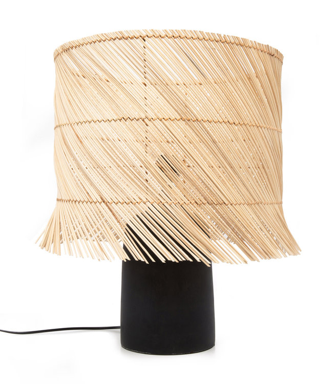 Bazar Bizar Tafellamp Zonder Kap - Zwart - L16 x H34 cm