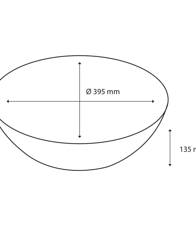 Differnz Differnz Duo Waskom - Dia 39,5 cm x H13,5 cm
