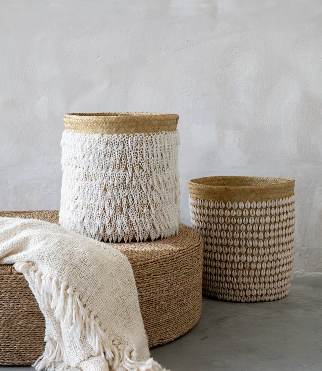 Bazar Bizar The S'il Vous Plaid - Crème - L130 x B170 cm