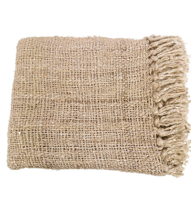 Bazar Bizar The S'il Vous Plaid - Beige - L130 x B170 cm