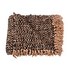 The S'il Vous Plaid - Zwart & Koper - L130 x B170 cm