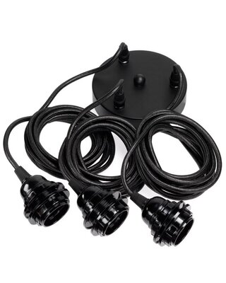 Bazar Bizar Fitting Lampen Plafond - Zwart - 3
