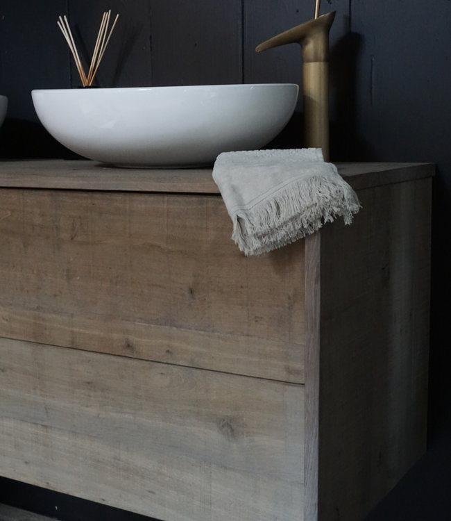 Rene Houtman Eiken Badkamermeubel Rik 120 - 180 cm - Kies Maat