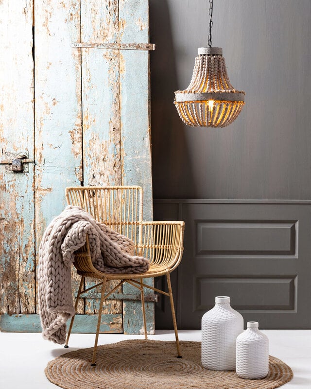 Light&Living Luna Kralen Hanglamp - 35,5 x H45 cm