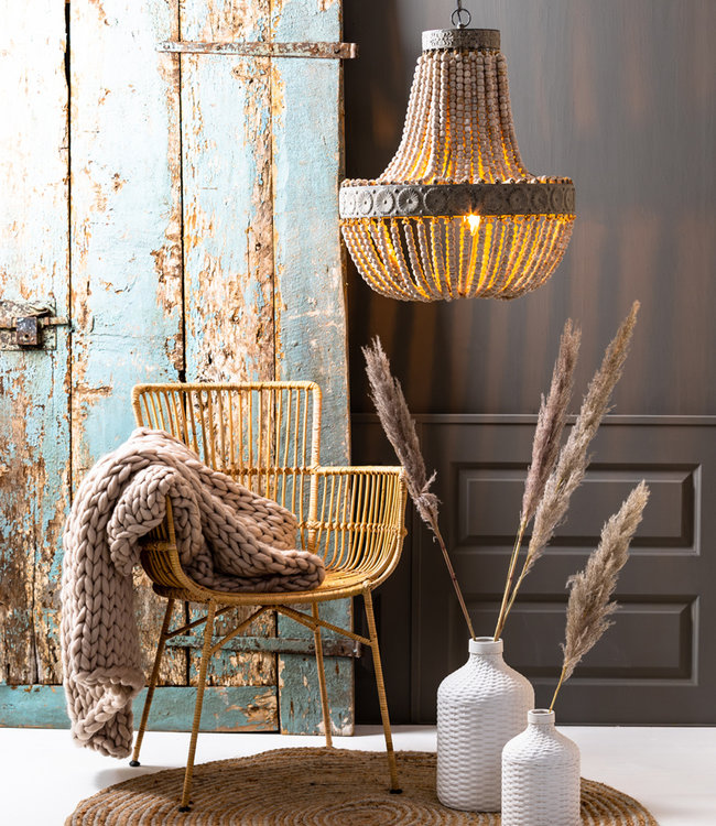 Light&Living Luna Kralen Hanglamp - 51 x H63 cm