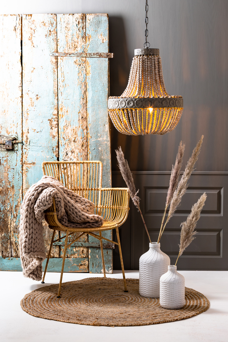 Light&Living Luna Kralen Hanglamp - 51 x H63 cm