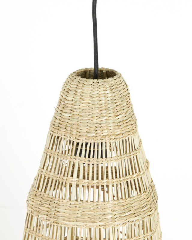 Light&Living Latika Hanglamp - Zeegras - 20 x H52 cm
