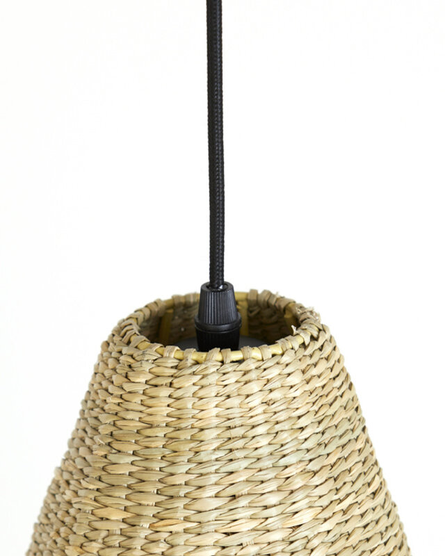 Light&Living Latika Hanglamp - Zeegras - 20 x H42 cm