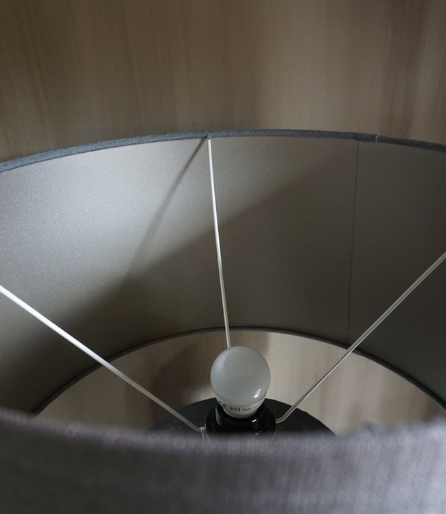 Brynxz Grijze Lampenkap - 40 x 45 x 26 cm