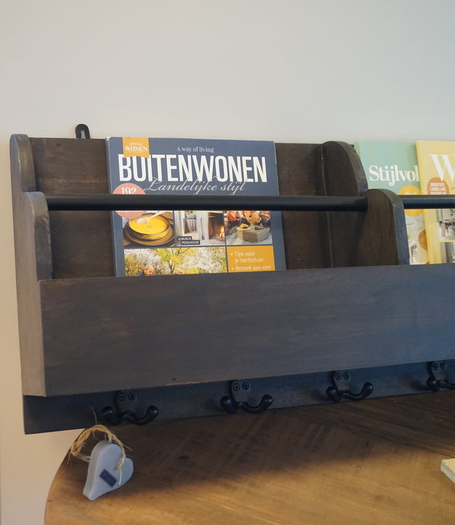 Brynxz Houten Kapstok - 90 x 34 x 18 cm