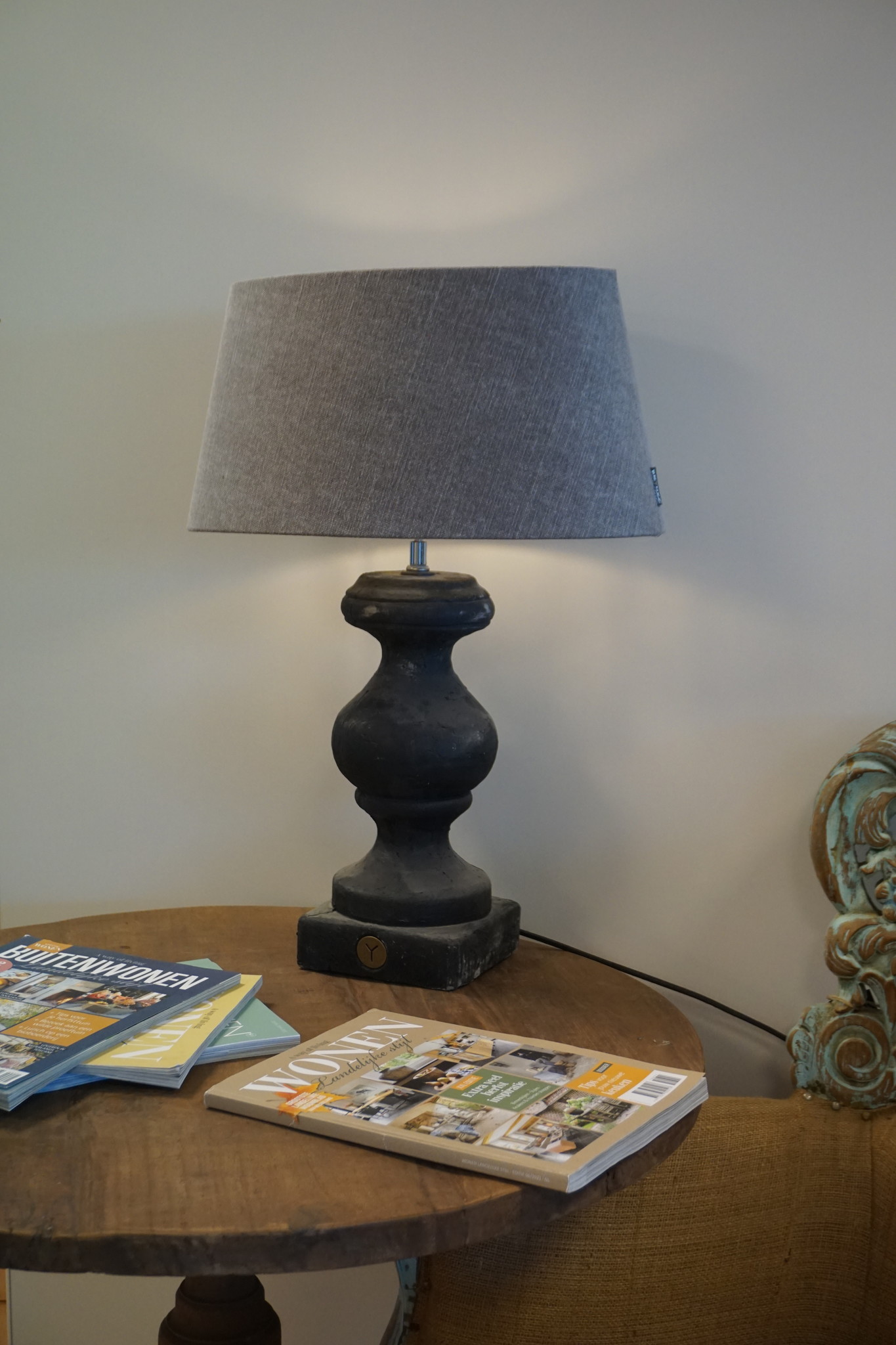 Brynxz Baluster Tafellamp - H50 cm - Inclusief Lampenkap