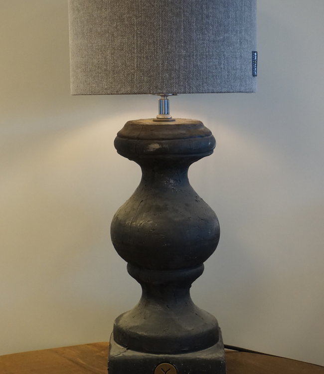 Brynxz Baluster Tafellamp - Zonder Lampenkap - 17 x 43 cm