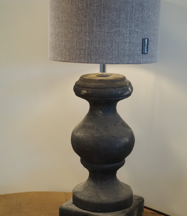 Brynxz Cilinder Lampenkap Steenkleur - 25 x 16 cm