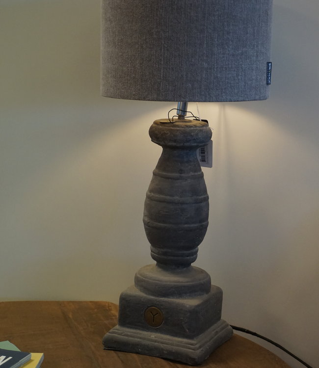 Brynxz Cilinder Lampenkap Steenkleur - 25 x 16 cm