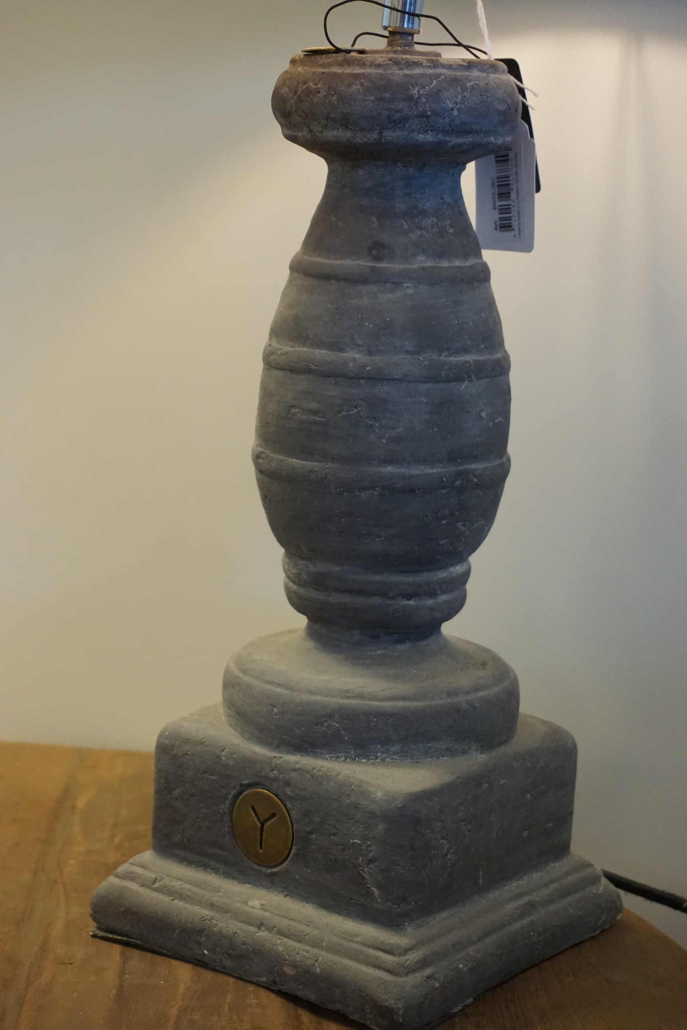 Brynxz Cilinder Lampenkap Steenkleur - 25 x 16 cm