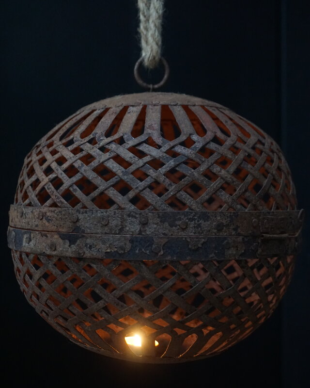 Rene Houtman Ijzeren Ballen Set Van 3 - Roestkleur - Decoratie