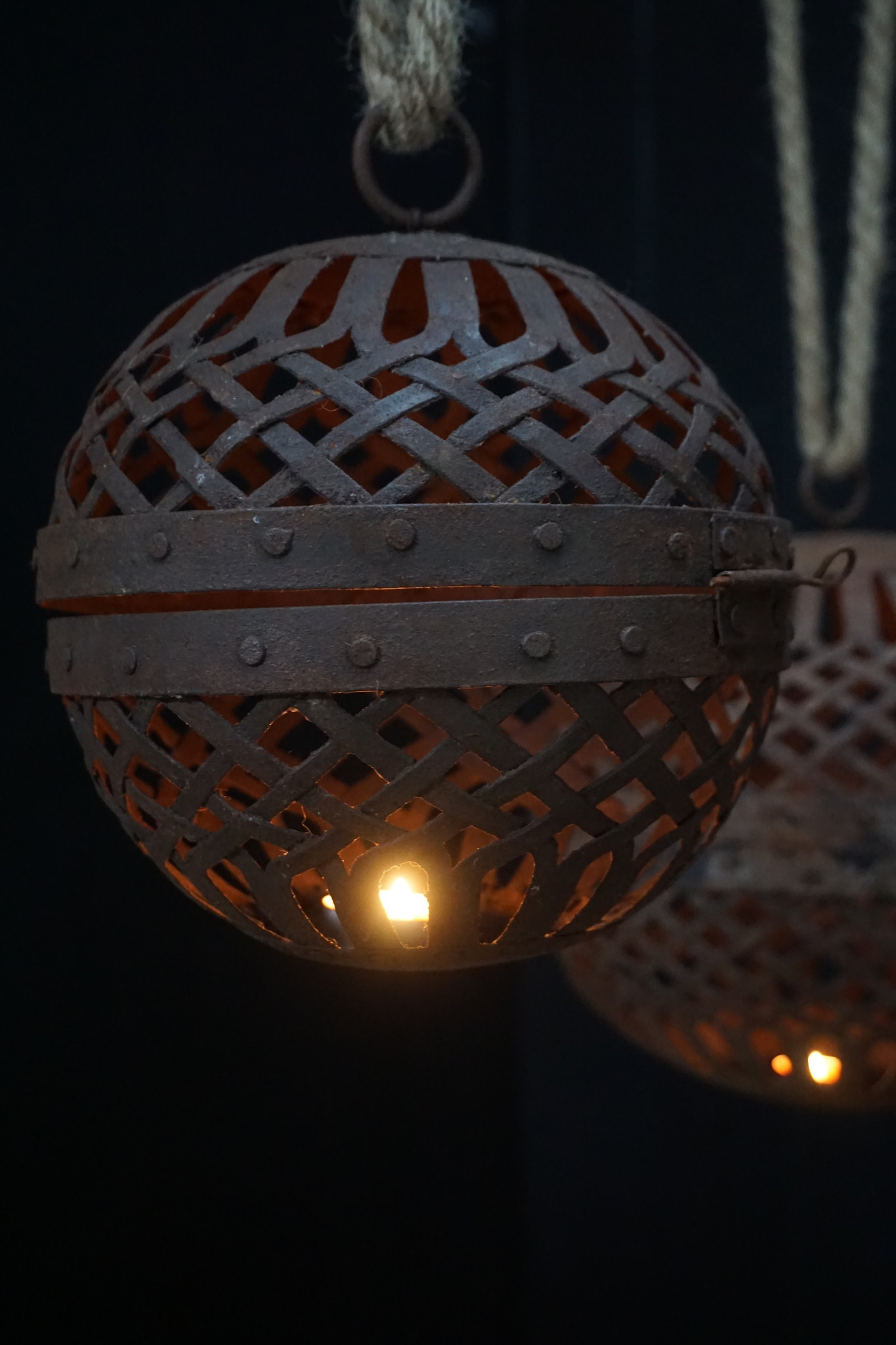 Rene Houtman Ijzeren Ballen Set Van 3 - Roestkleur - Decoratie