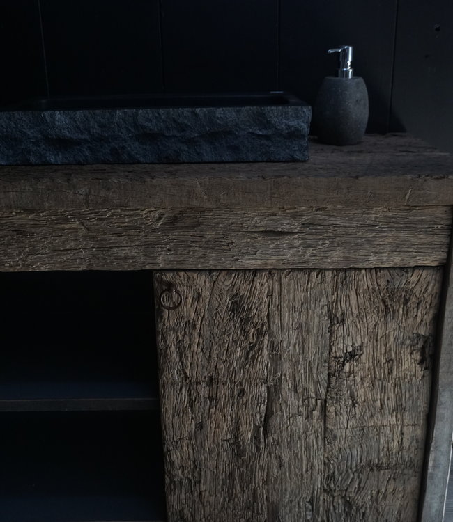 Rene Houtman Badkamermeubel Oud Eiken - Herjan - Kies Maat