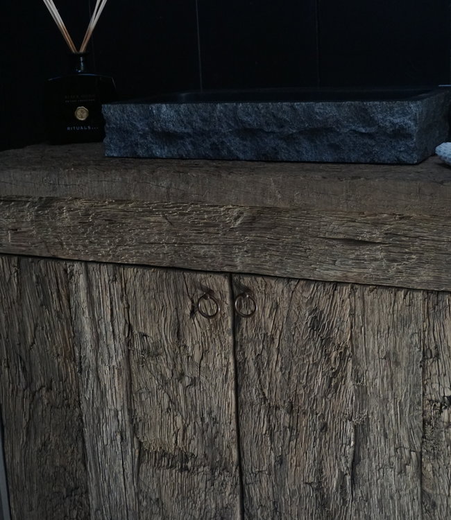 Rene Houtman Badkamermeubel Oud Eiken - Herjan - Kies Maat