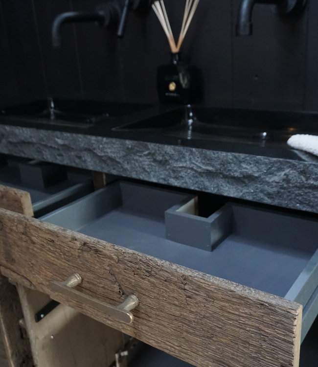 Rene Houtman Badkamermeubel Oud Eikenhout - Jurian - Kies Maat