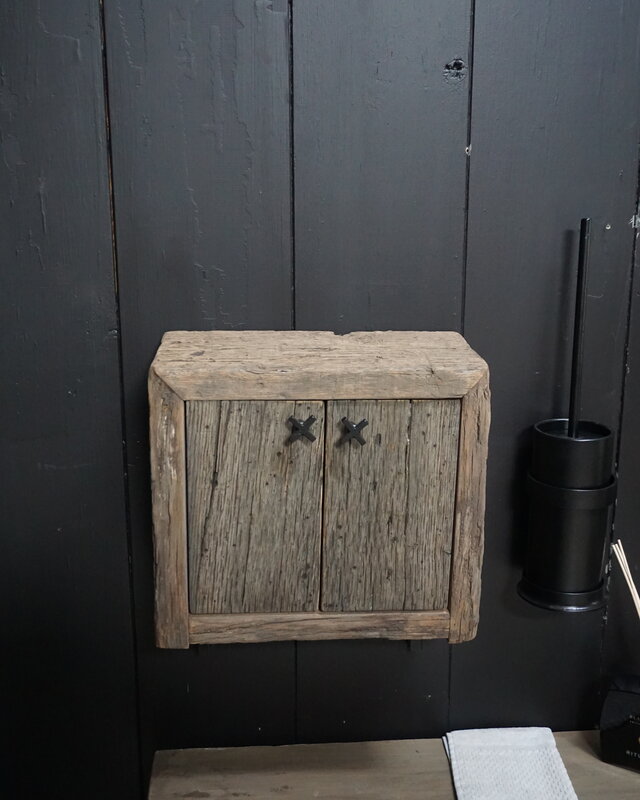 Rene Houtman Toiletset Zwevend Oak - Rivierkom