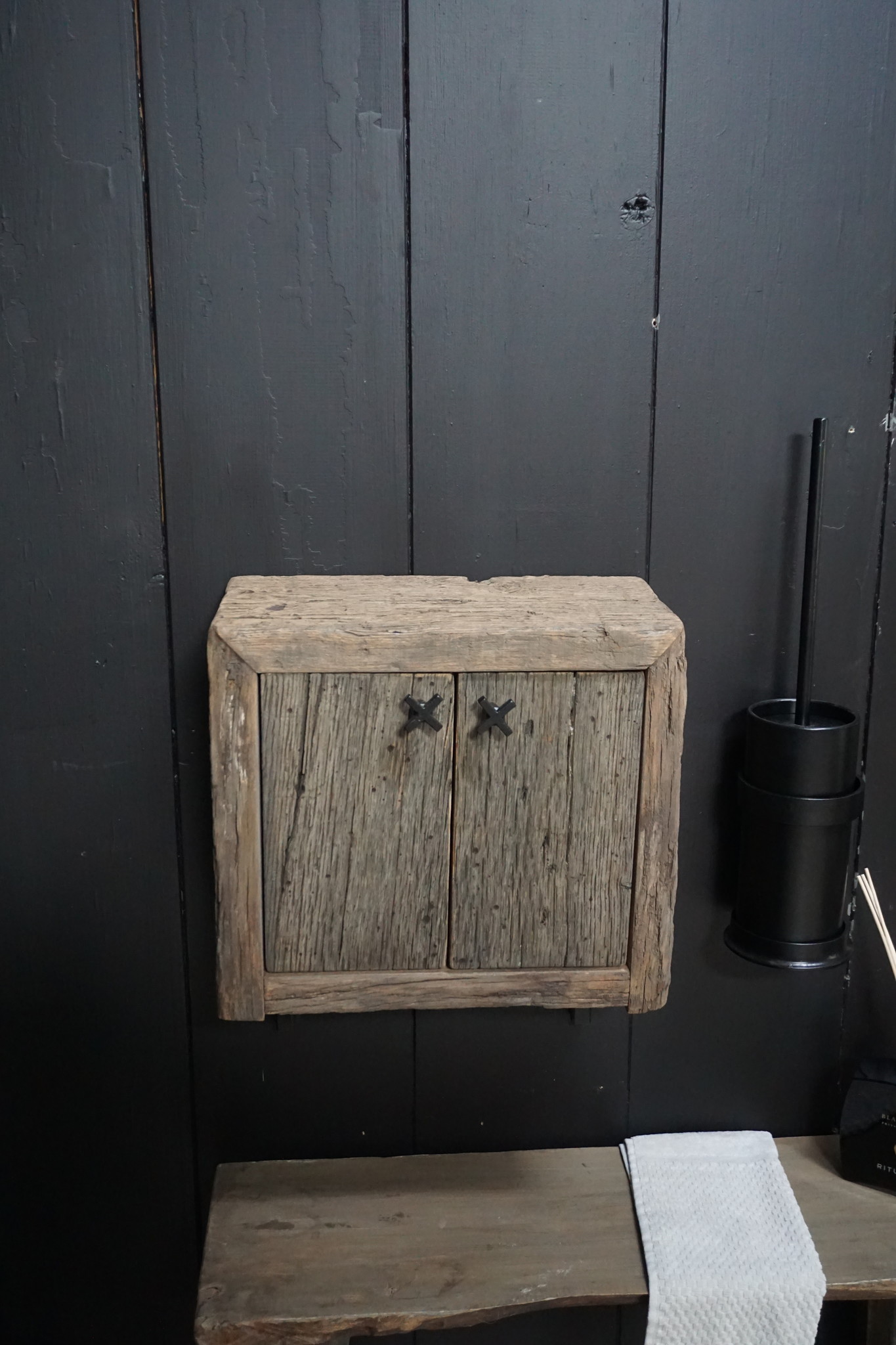 Rene Houtman Toiletset Zwevend Oak - Rivierkom