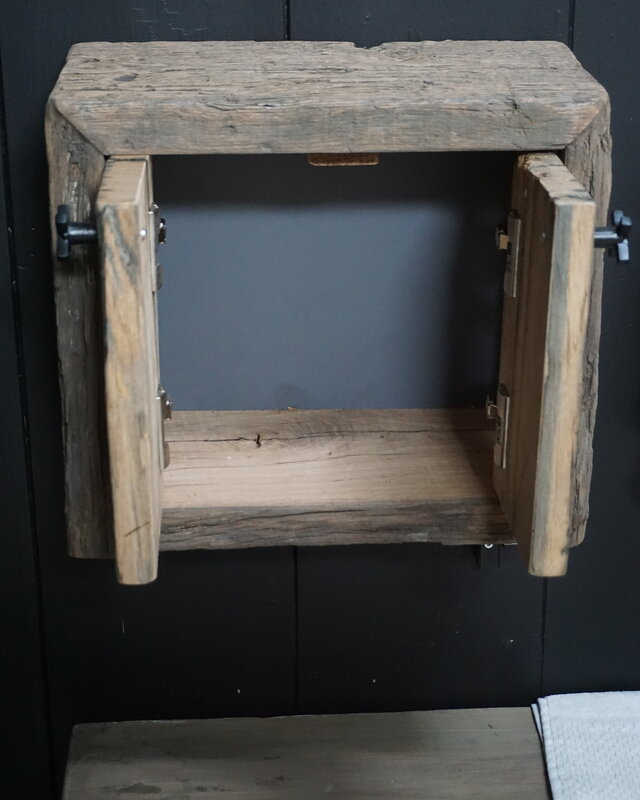 Rene Houtman Toiletset Zwevend Oak - Rivierkom