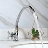 Chromen Fonteinkraan - H24 cm - Koud Water