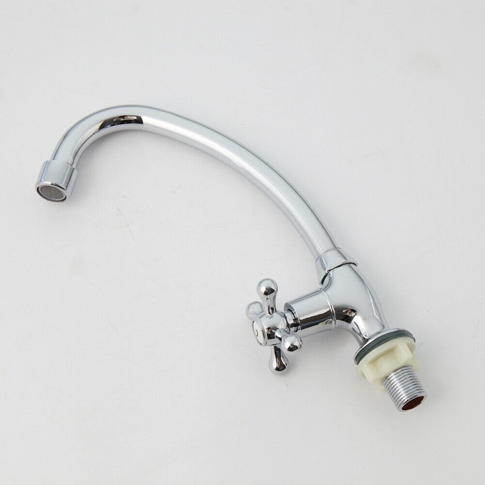 Rene Houtman Chromen Fonteinkraan - H24 cm - Koud Water