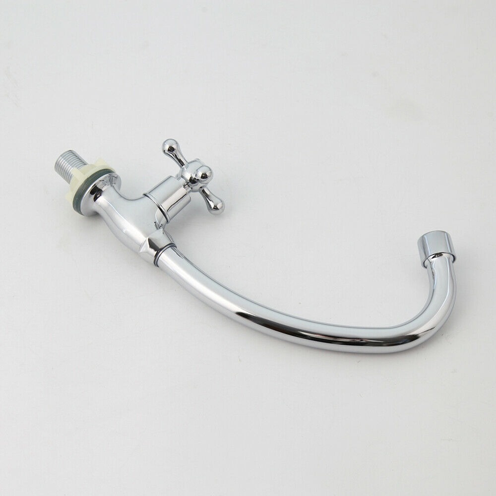 Rene Houtman Chromen Fonteinkraan - H24 cm - Koud Water
