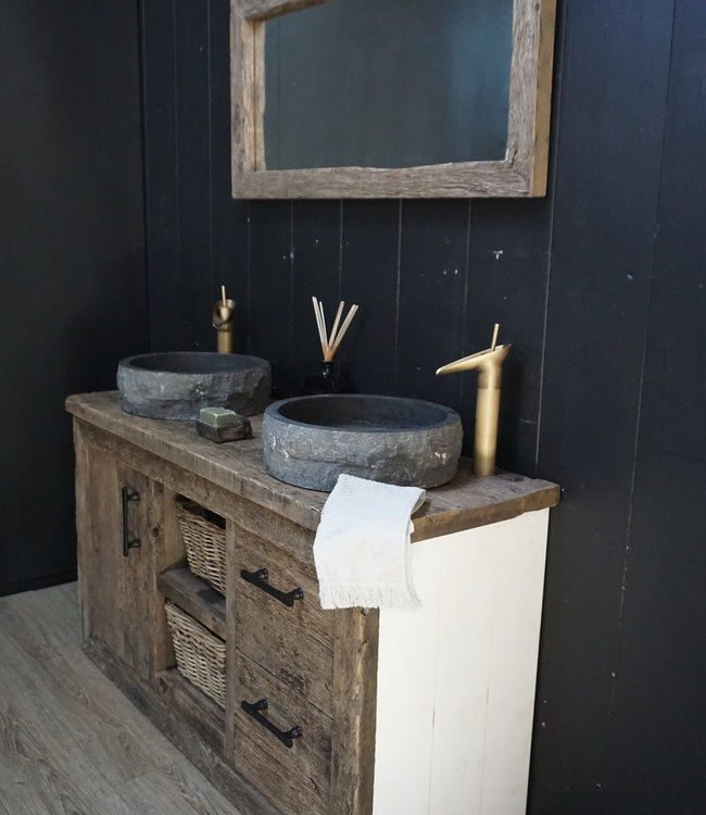 Rene Houtman Robustico Oud Eikenhouten Badkamermeubel