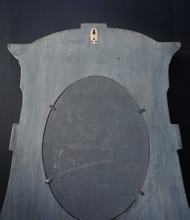 Rene Houtman Spiegel Ossenoog Hout H104xB66 cm Old Grey