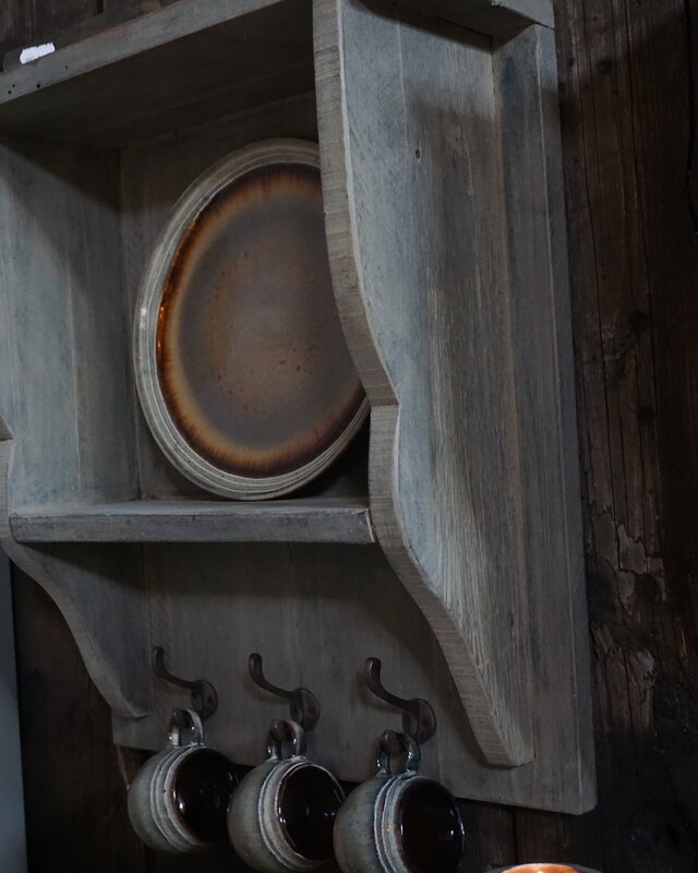 Rene Houtman Keukenrek/Kapstok Hout Grey H46xB40 cm