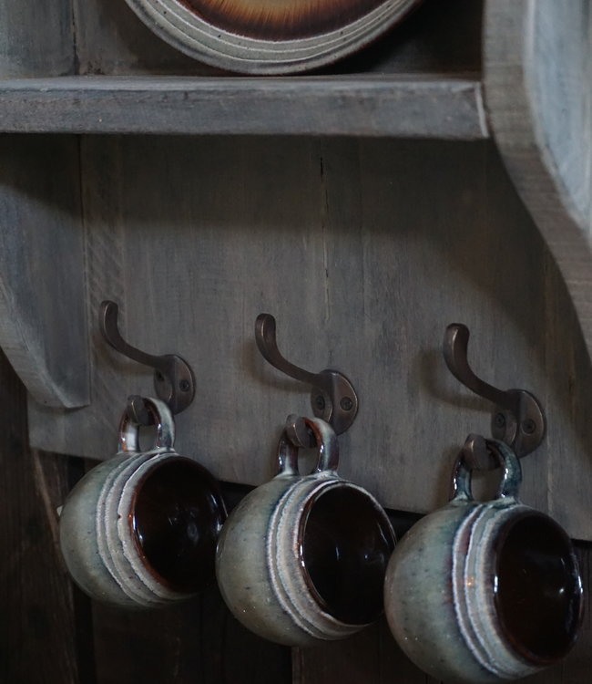 Rene Houtman Keukenrek/Kapstok Hout Grey H46xB40 cm