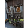 Keukenrek/Kapstok Hout Grey H46xB40 cm