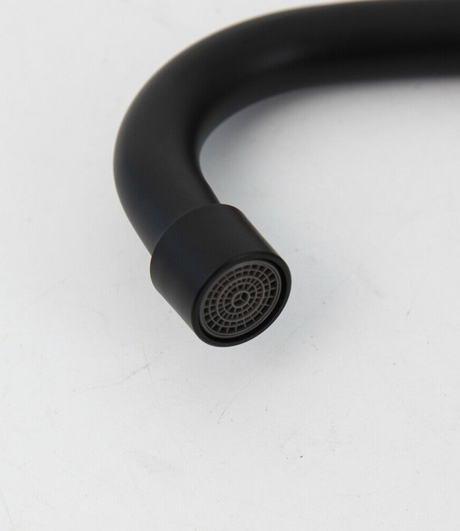 Rene Houtman Zwarte Fonteinkraan - Koud Water - H24 cm