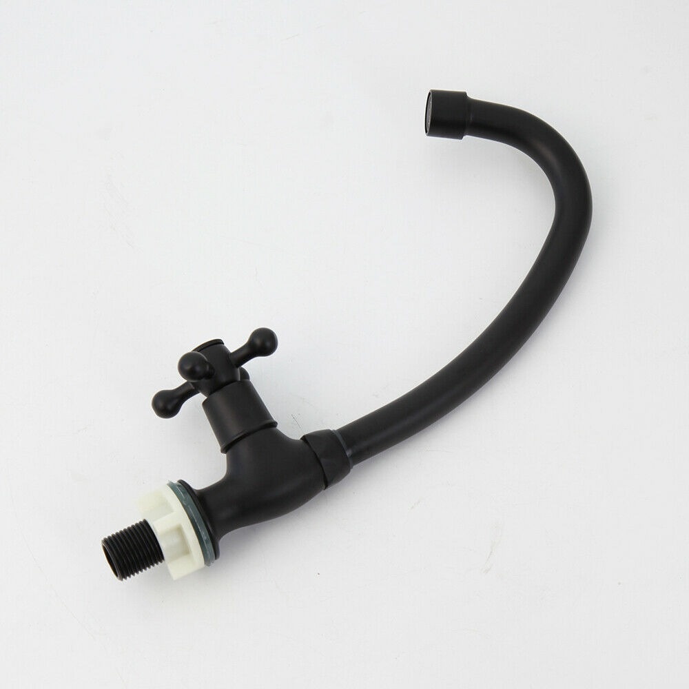 Rene Houtman Zwarte Fonteinkraan - Koud Water - H24 cm