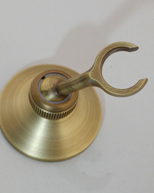 Rene Houtman Bronzen Badkraan met Handdouche - L20 cm