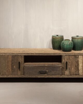 Be-Uniq TV-Dressoir | Urban Collection | 200 cm | Oud Hout