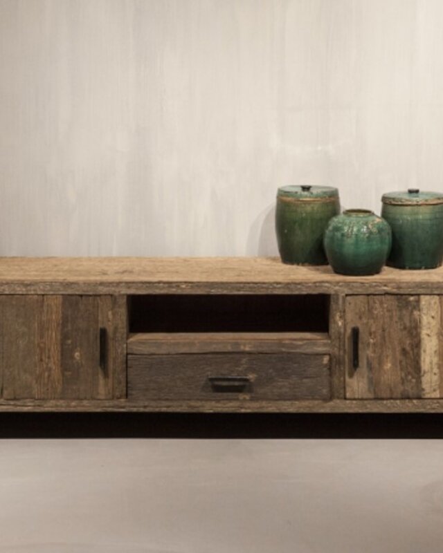 Be-Uniq TV-Dressoir | Urban Collection | 200 cm | Oud Hout