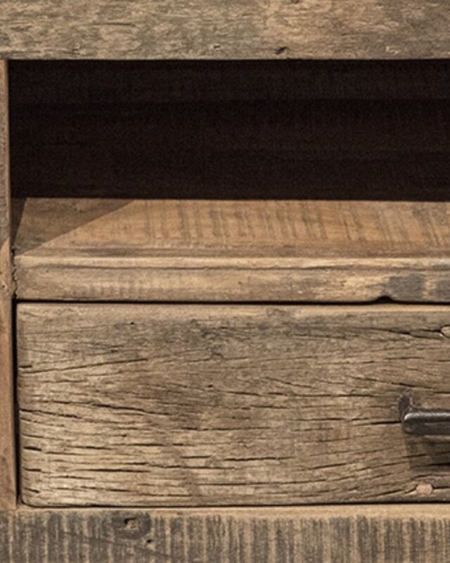 Be-Uniq TV-Dressoir | Urban Collection | 200 cm | Oud Hout