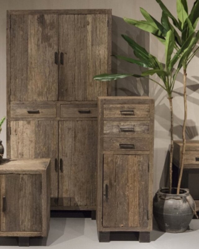 Be-Uniq TV-Dressoir | Urban Collection | 200 cm | Oud Hout