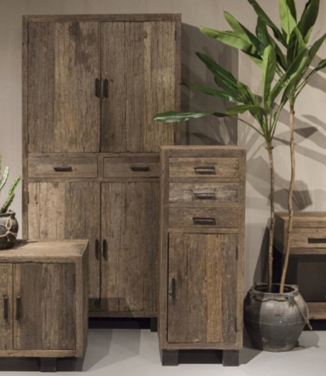 Be-Uniq TV-Dressoir | Urban Collection | 200 cm | Oud Hout