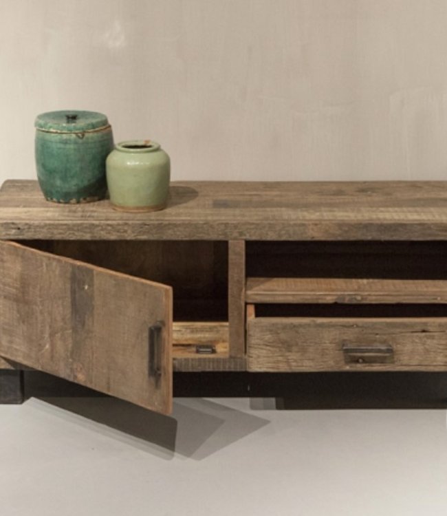 Be-Uniq TV-Meubel | Urban Collection | 130 cm | Oud Hout