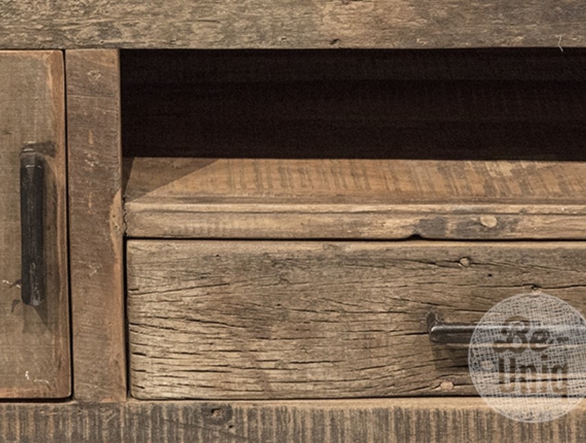 Be-Uniq TV-Meubel | Urban Collection | 130 cm | Oud Hout