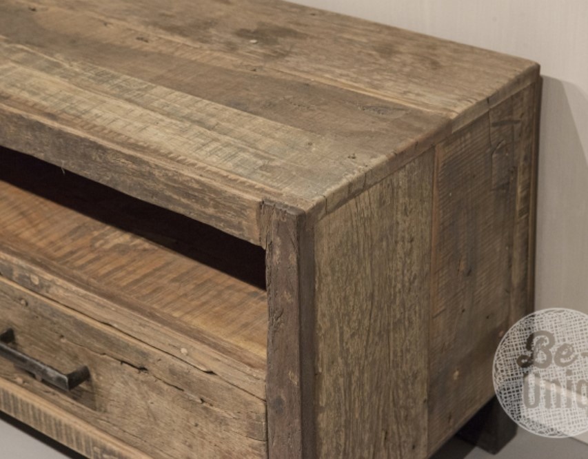 Be-Uniq TV-Meubel | Urban Collection | 130 cm | Oud Hout