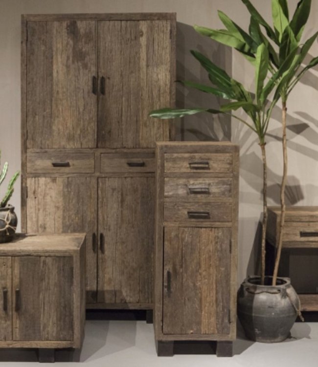 Be-Uniq TV-Meubel | Urban Collection | 130 cm | Oud Hout